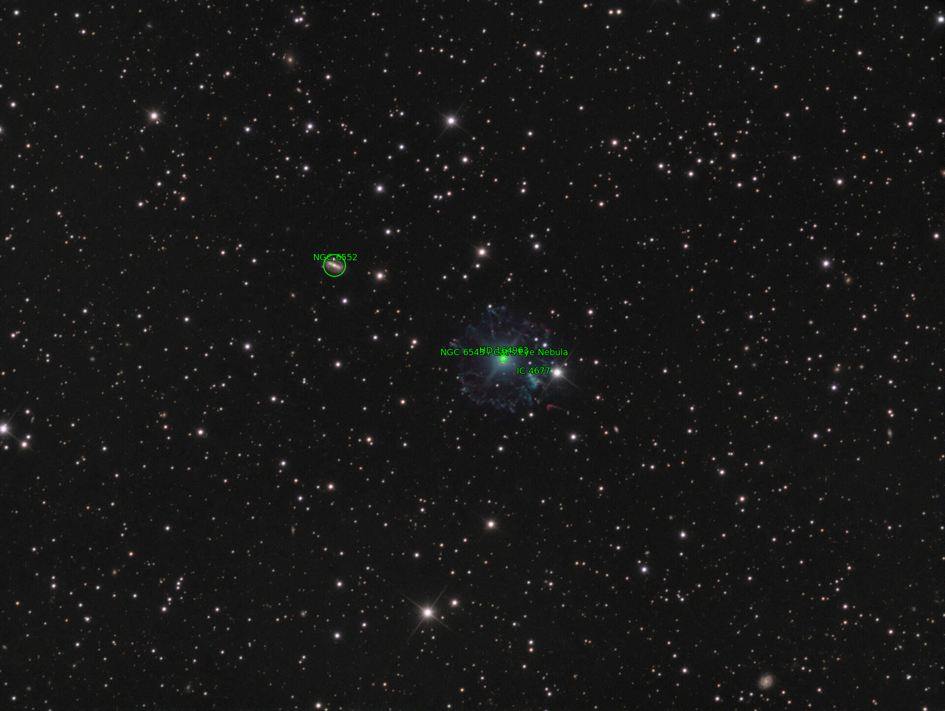 Sternkarten-Overlay (Astrometry.net)