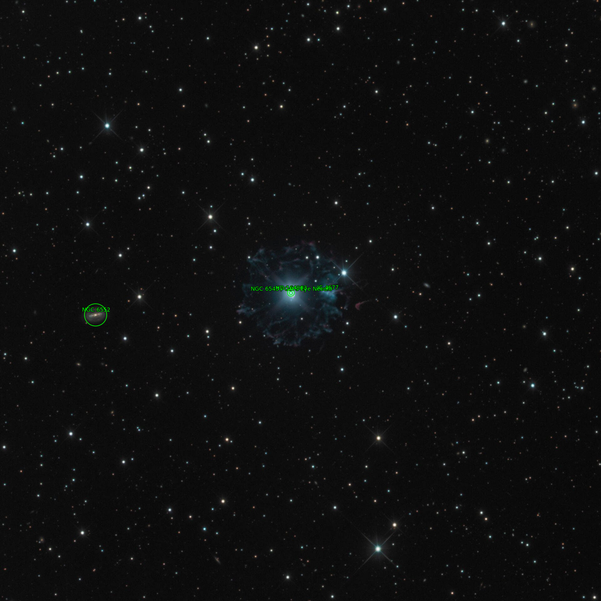 Sternkarten-Overlay (Astrometry.net)