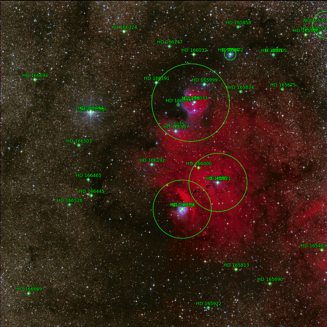 Sternkarten-Overlay (Astrometry.net)