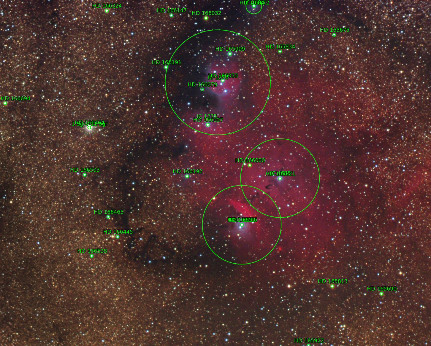 Sternkarten-Overlay (Astrometry.net)