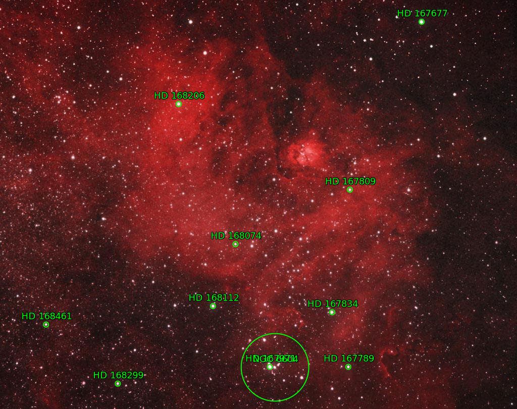 Sternkarten-Overlay (Astrometry.net)