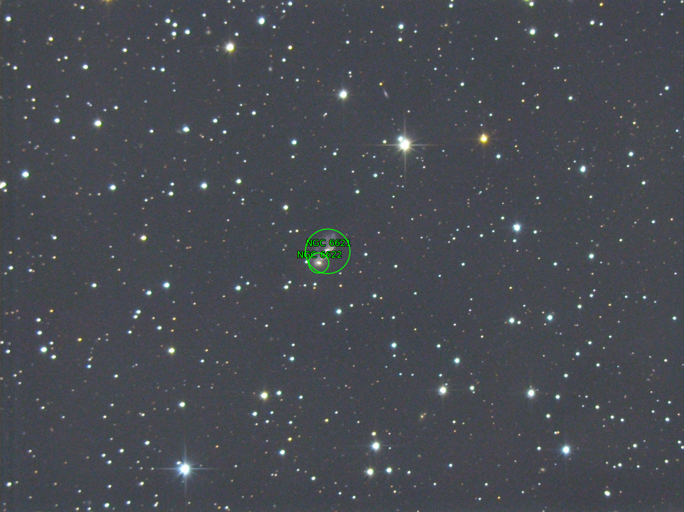 Sternkarten-Overlay (Astrometry.net)