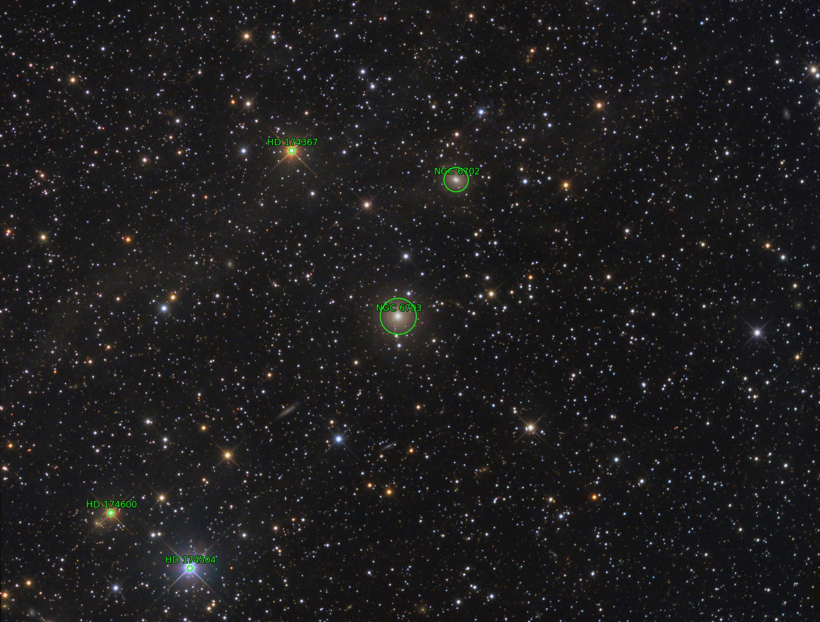 Sternkarten-Overlay (Astrometry.net)