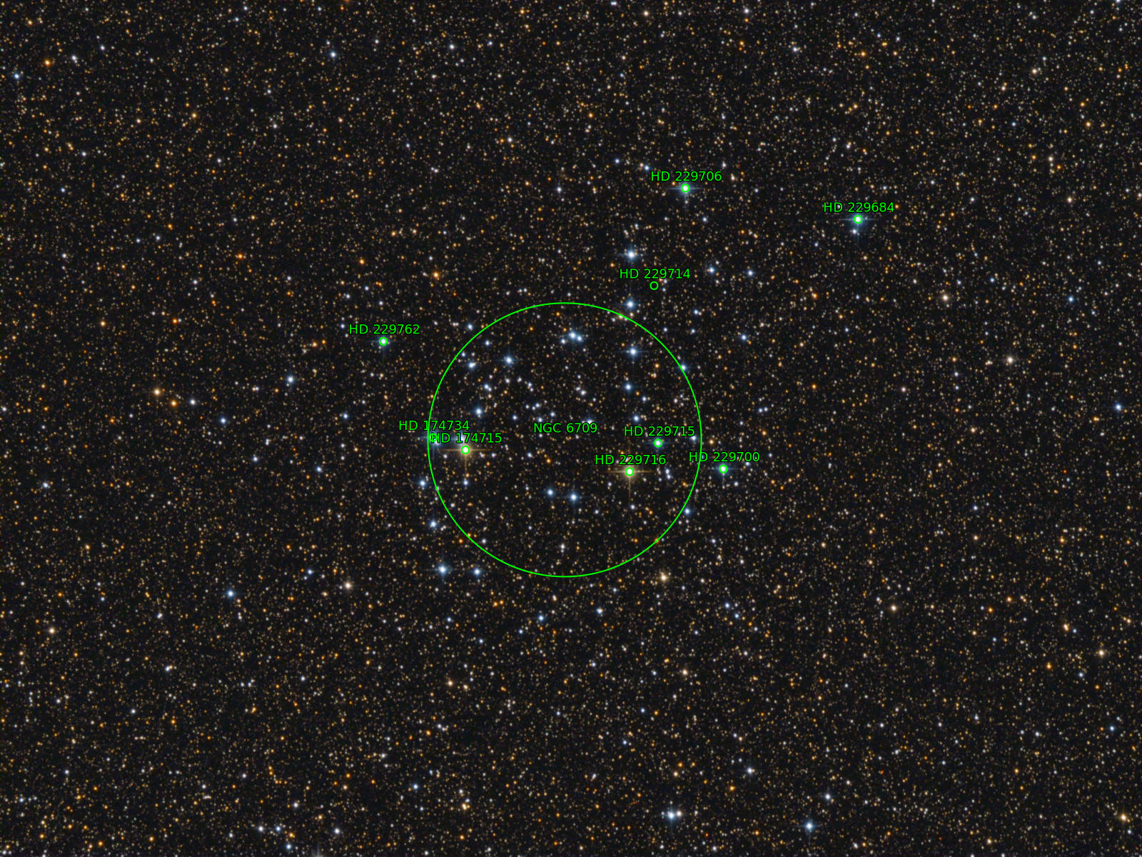Sternkarten-Overlay (Astrometry.net)