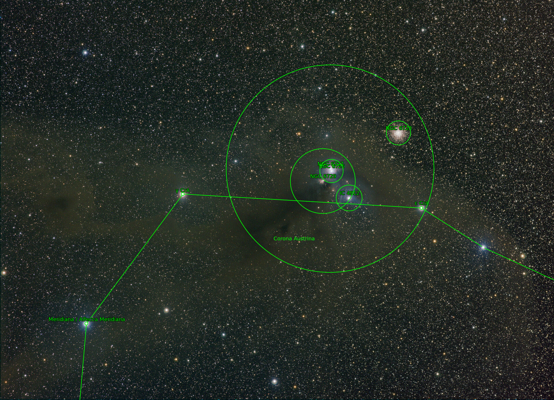 Sternkarten-Overlay (Astrometry.net)