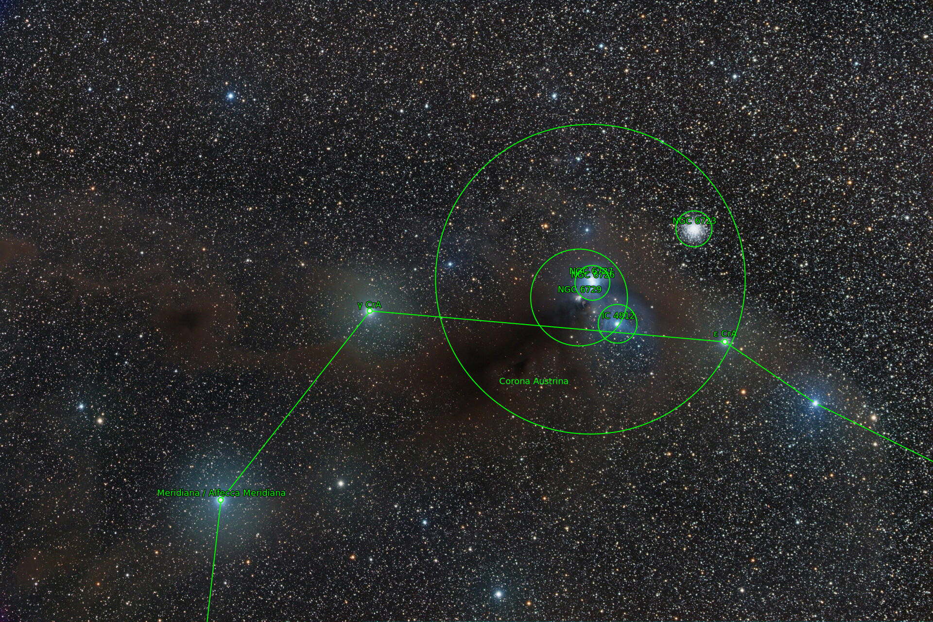 Sternkarten-Overlay (Astrometry.net)