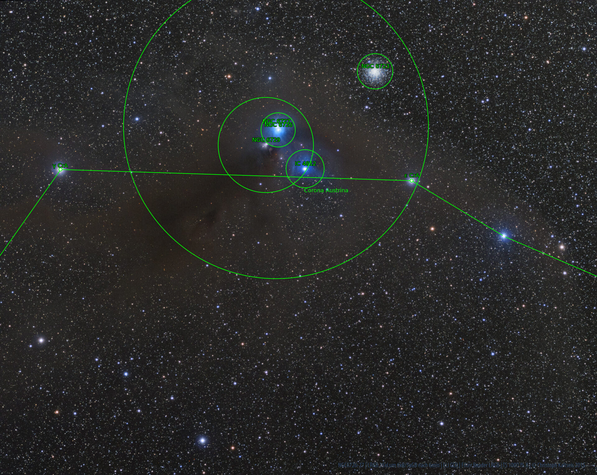 Sternkarten-Overlay (Astrometry.net)