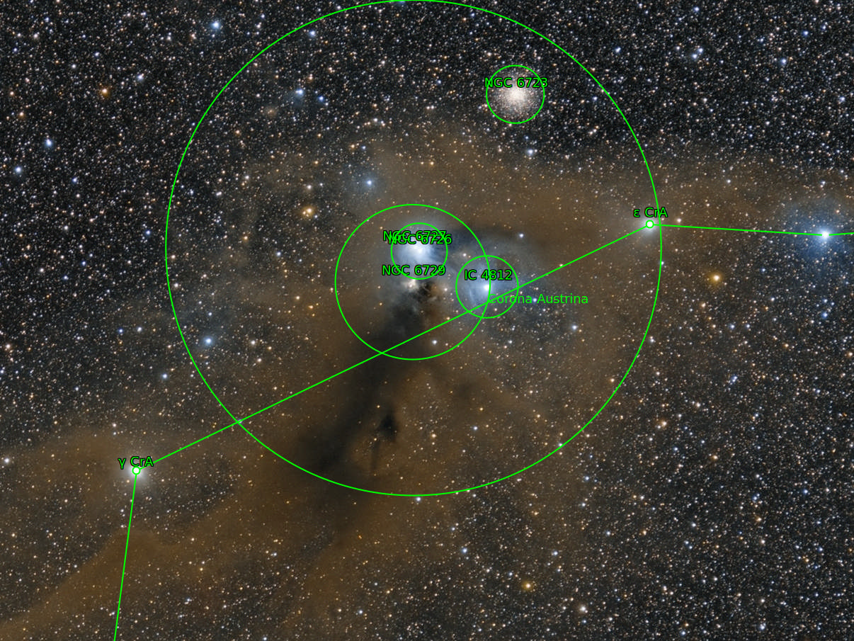 Sternkarten-Overlay (Astrometry.net)