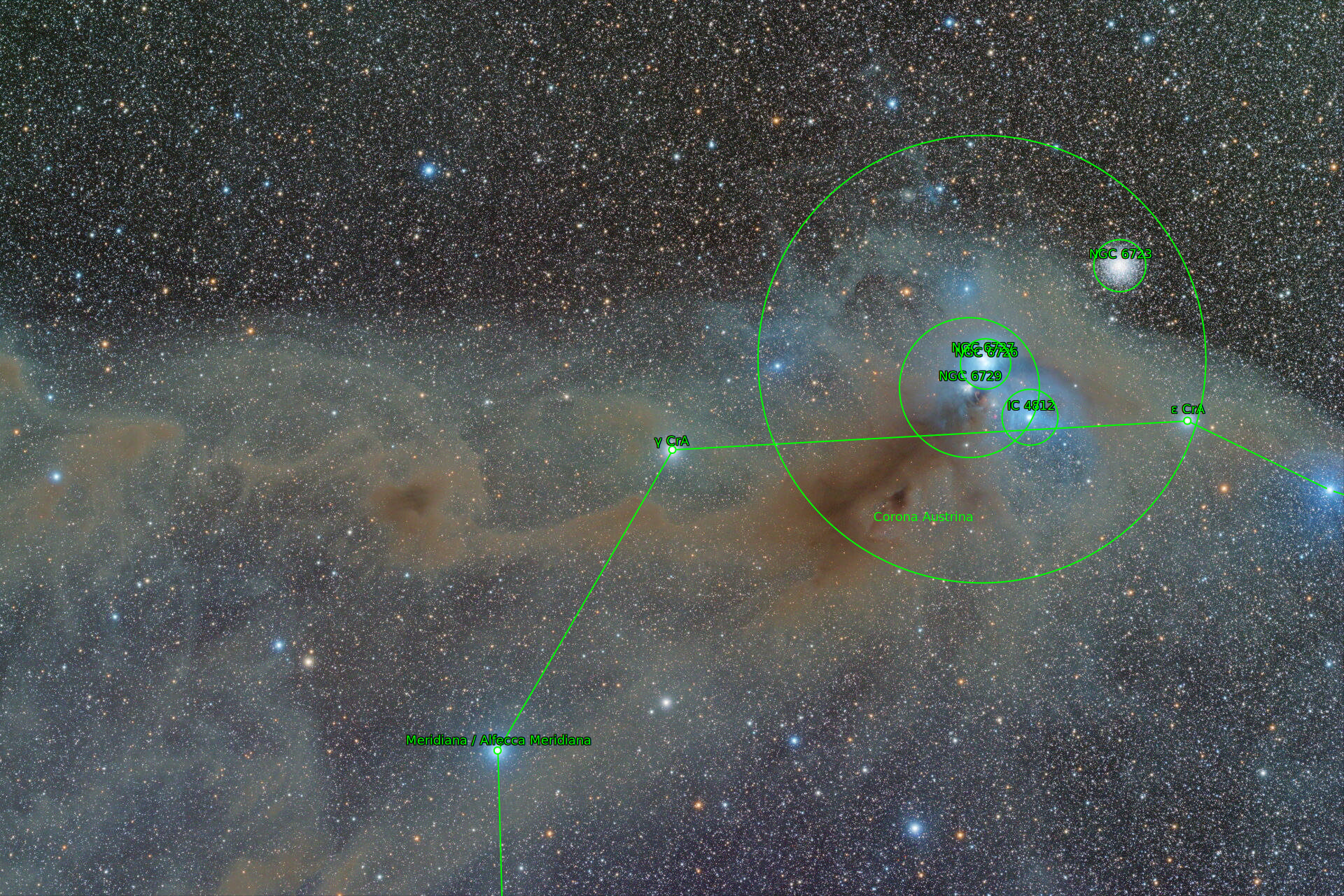 Sternkarten-Overlay (Astrometry.net)