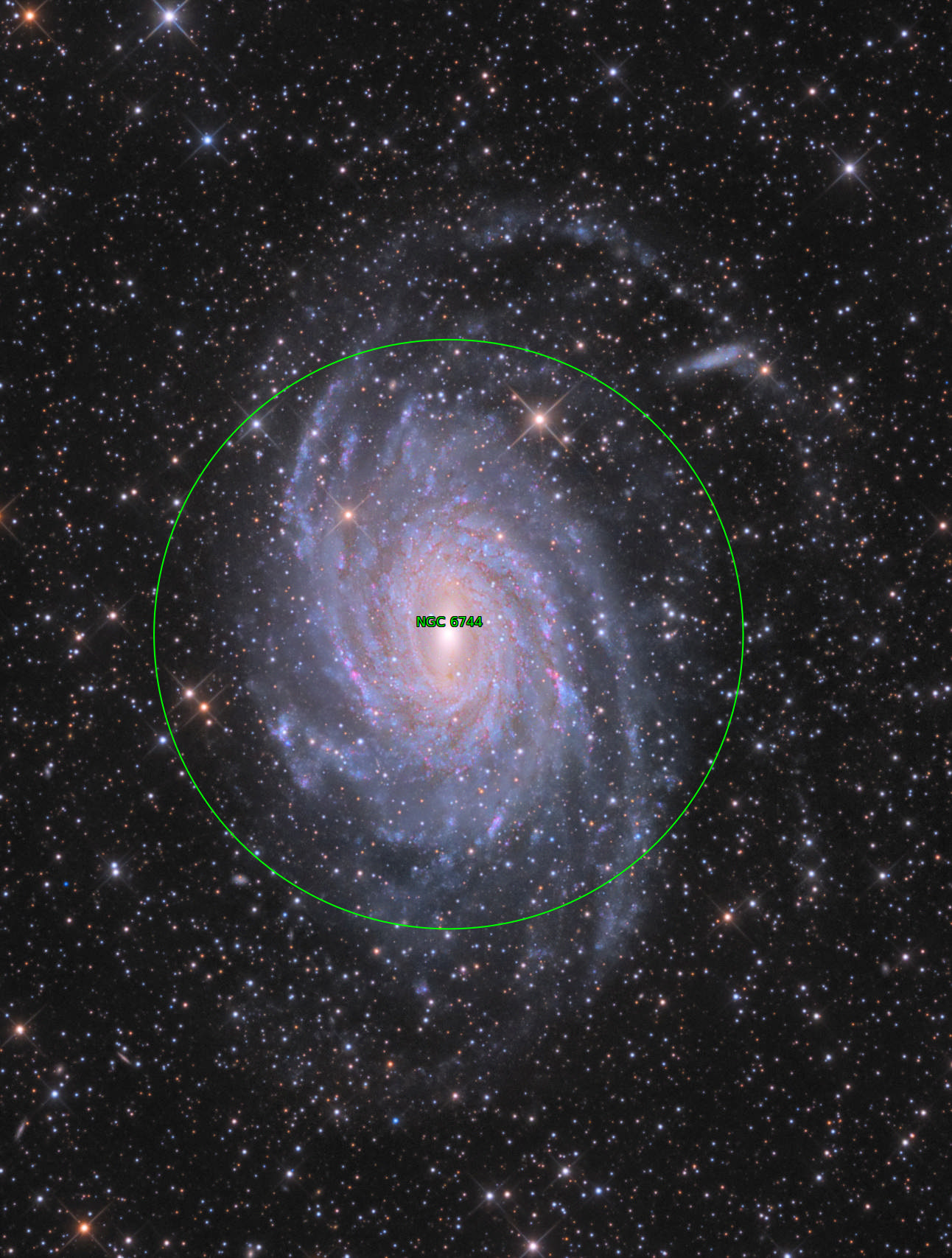 Sternkarten-Overlay (Astrometry.net)